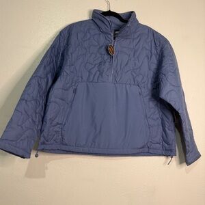 Avia Quilted Jacket. Secured Zipper Pocket. Adjustable Bottom Hem XL 16-18 NWT.